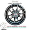 Rines Aveo 14x6 4x100-4x114 - Doble Barrenación 4 en 100 y 4 en 114