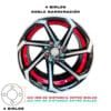 Rines para Tsuru 14x7 4x100 y 4x114 - Doble Barrenación 4 en 100 y 4 en 114