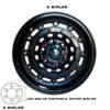 Rines 15 6/139 ideales para Nissan 15x8 6x139 - 6 birlos