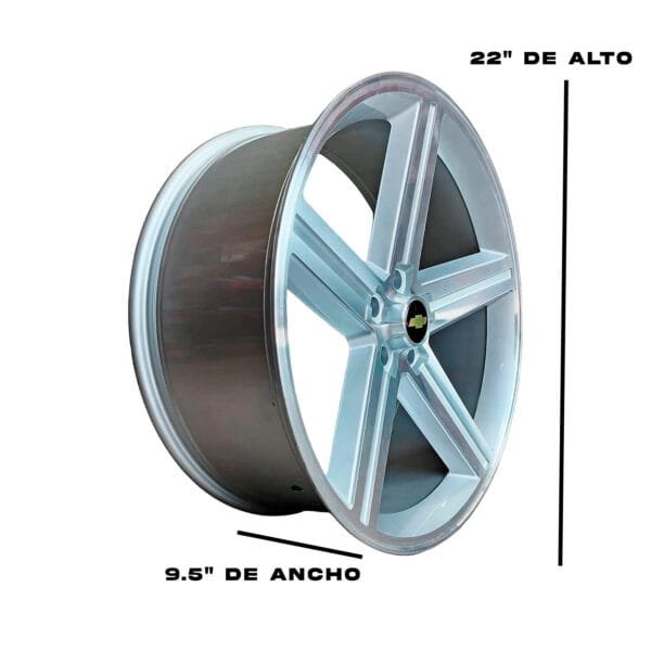 Rines 22 5 para Chevrolet 22x9 5x127 - de 22 pulgadas