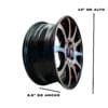 Rines Carro 13x5.5 4x100 de 13 pulgadas