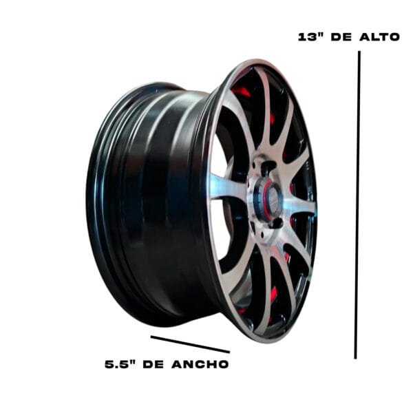 Rines Carro 13x5.5 4x100 de 13 pulgadas