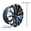 Rines Para Troca Chevrolet 20x9 6x139