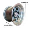 Rines 15 para Ford F150 Anchos - Medidas