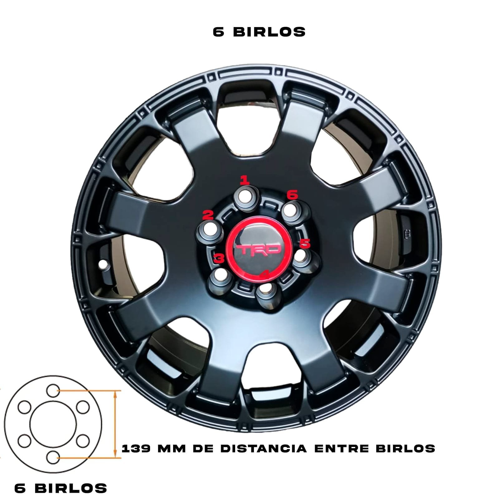 Rines Para Tacoma O Hylux De 17" - Llantas Rangel