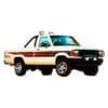 Rines para Ranger 14x7 5x114 - montados en una ford ranger