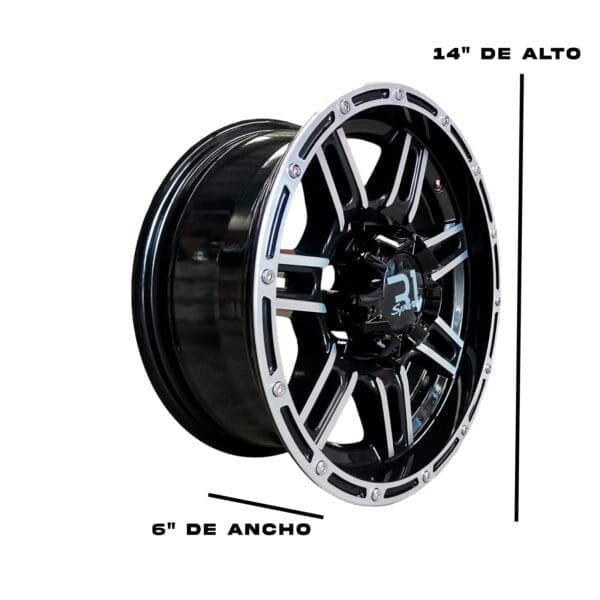 Rines 14 para Nissan D21 14x6 6x139 - Medidas