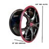 Rines para accord de 18 18x8 5x114 Medidas