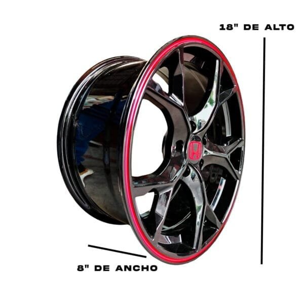 Rines para accord de 18 18x8 5x114 Medidas