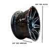 Rines para Ford y Chevrolet 20x10 6x135_139 - de 20 pulgadas